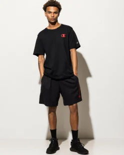 Activewear|Tops & T-Shirts*Champion Puff C-Logo T-Shirt Black
