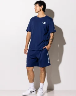 Activewear|Tops & T-Shirts*Champion Puff C-Logo T-Shirt Sail Away Navy
