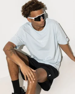 Activewear|Tops & T-Shirts*Champion Script Tonal T-Shirt Silence Blue