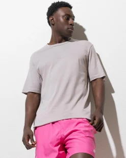 Activewear|Tops & T-Shirts*Champion Script Tonal T-Shirt Pearl Oyster