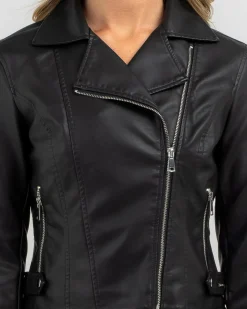 Sale Channing Faux Leather Jacket Women Jackets & Coats