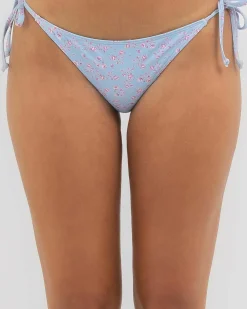 Bikinis*Kaiami Chantell Classic Tie Bikini Bottom Powder Blue/powder Pink
