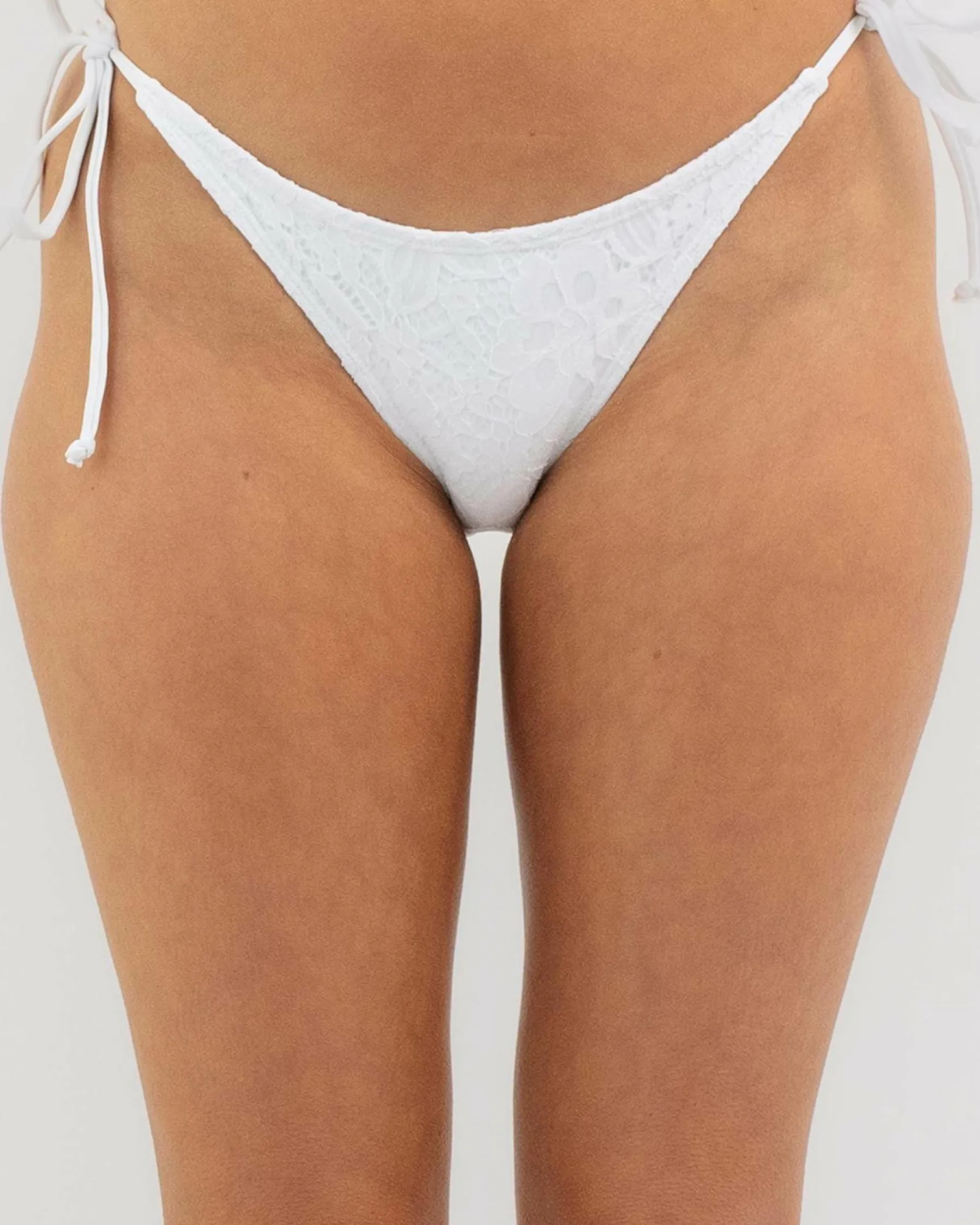 Outlet Chantilly Lace Tie Bikini Bottom Women Bikinis