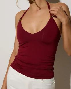 Best Charlotte Halter Top Women Tops