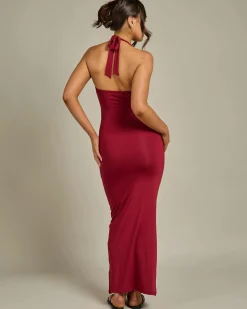Dresses*Ava And Ever Charlotte Maxi Dress Burgundy