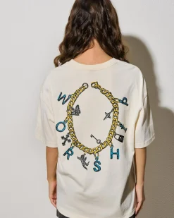 Tops*Worship Supplies Charmed Relaxed Fit T-Shirt Zine