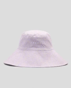 Sale Checked Out Reversible Bucket Hat Women Headwear