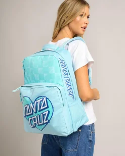 Outlet Checker Heart Dot Backpack Women Bags