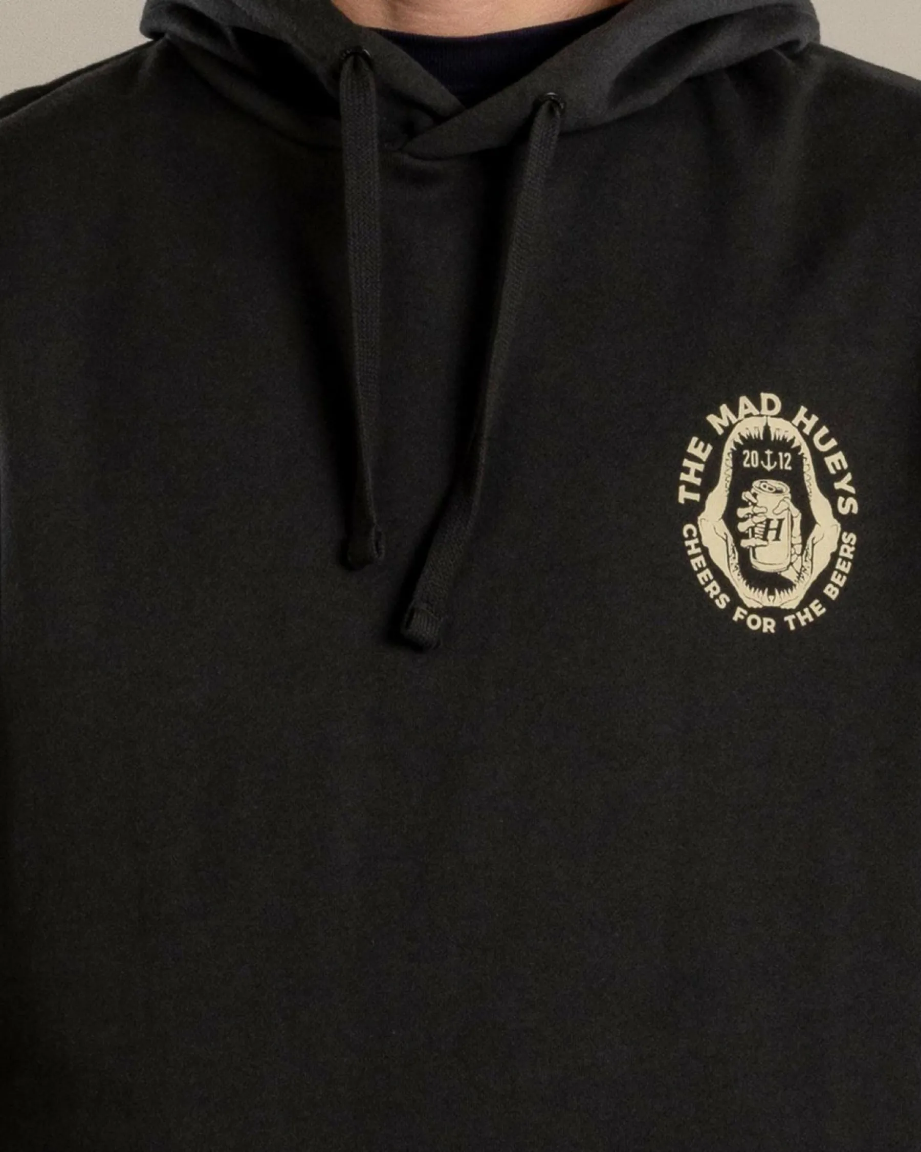 Hoodies & Sweatshirts*The Mad Hueys Cheers And Beers Hoodie Vintage Black