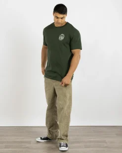 Tops & T-Shirts*The Mad Hueys Cheers And Beers T-Shirt Oil Green