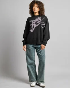 Online Cherub Box Fit Crew Knit Sweater Women Knitwear|Jumpers & Hoodies