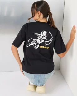 Tops*Worship Supplies Cherub Regular Fit T-Shirt Black