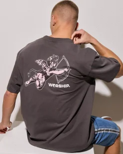 Tops & T-Shirts*Worship Supplies Cherub T-Shirt Worn Black