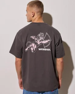 Tops & T-Shirts*Worship Supplies Cherub T-Shirt Worn Black