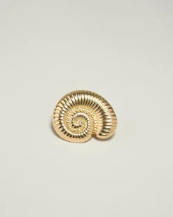 Jewelry|Jewelry*Karyn In LA Chloie Shell Brooch Gold