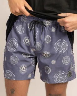 Board Shorts|Shorts & Bottoms*Jacks Circuit Elastic Waist Board Shorts Slate