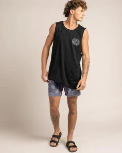 Board Shorts|Shorts & Bottoms*Jacks Circuit Elastic Waist Board Shorts Slate