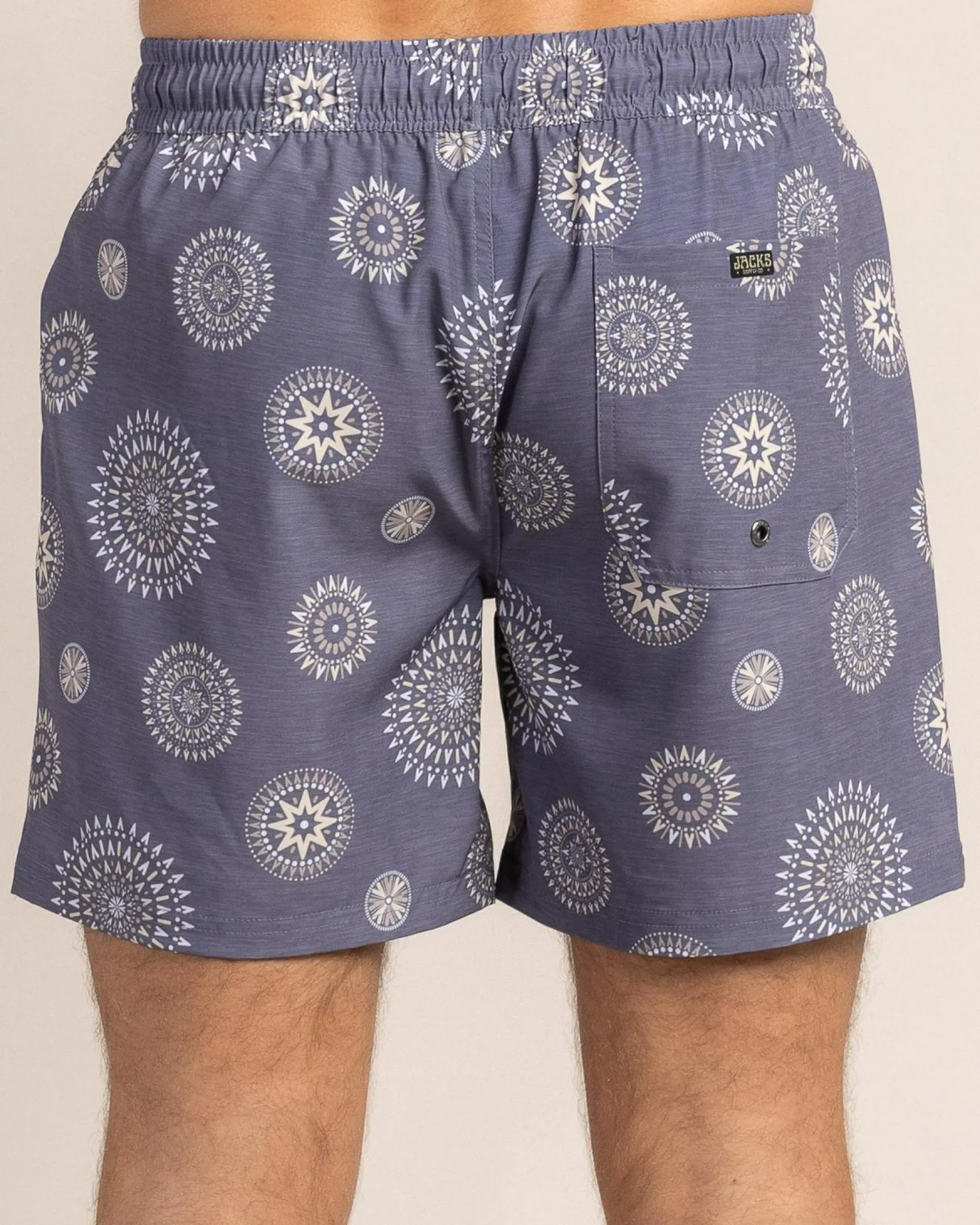 Board Shorts|Shorts & Bottoms*Jacks Circuit Elastic Waist Board Shorts Slate