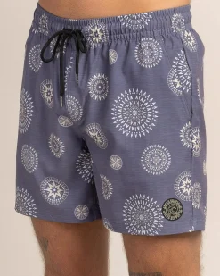 Board Shorts|Shorts & Bottoms*Jacks Circuit Elastic Waist Board Shorts Slate