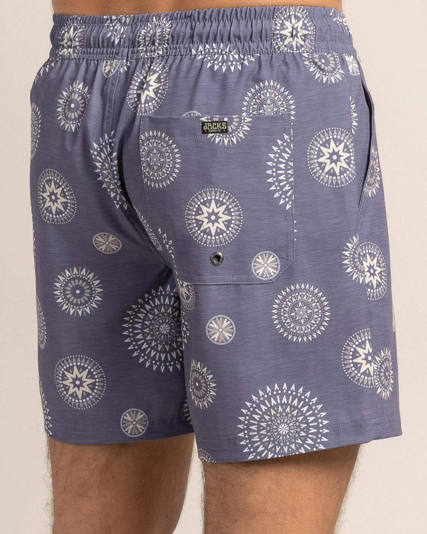 Board Shorts|Shorts & Bottoms*Jacks Circuit Elastic Waist Board Shorts Slate