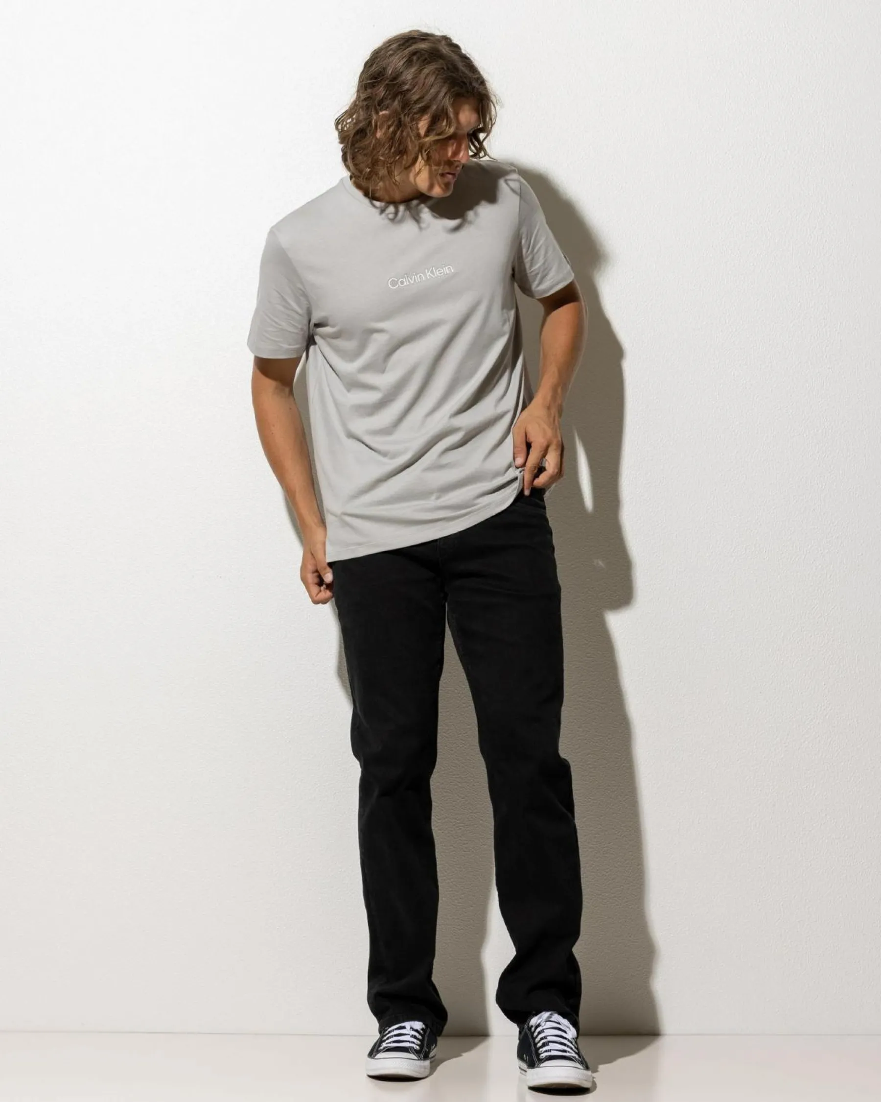 New CK Tonal Graphic T-Shirt Tops & T-Shirts