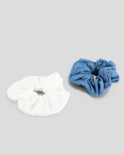 Face & Body*Karyn In LA Clara Scrunchie Pack Blue/white