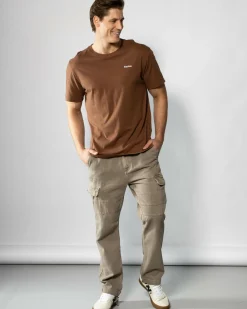 Tops & T-Shirts*Rhythm Classic Brand T-Shirt Chocolate