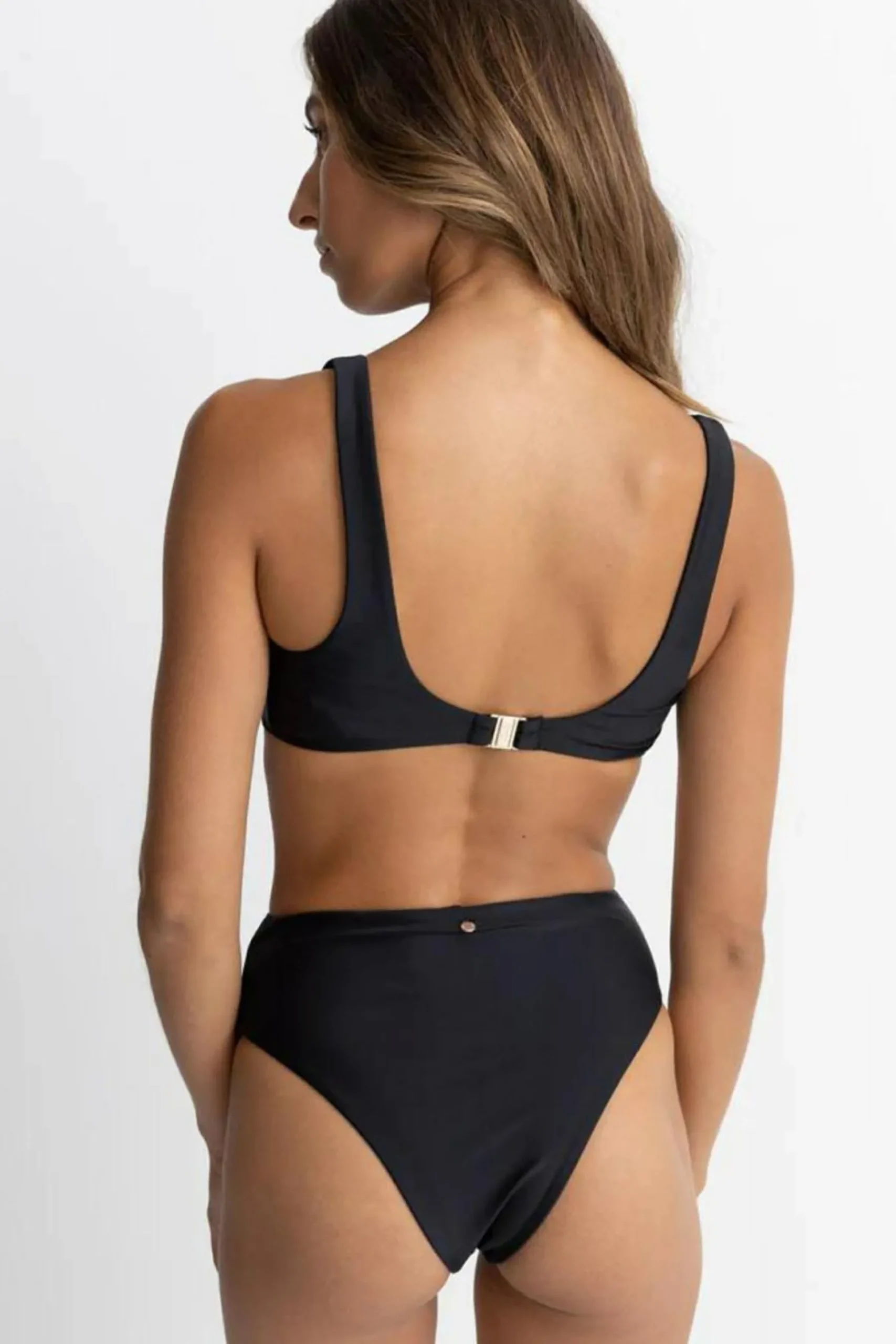Bikinis*Rhythm Classic Crop Bikini Top Black