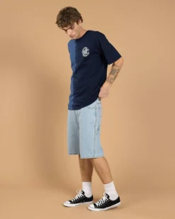 Denim|Shorts & Bottoms*Santa Cruz Classic Dot Denim Carpenter Shorts Light Indigo