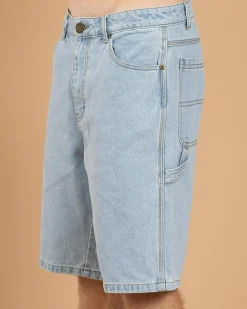 Denim|Shorts & Bottoms*Santa Cruz Classic Dot Denim Carpenter Shorts Light Indigo