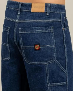 Online Classic Dot Denim Carpenter Shorts Denim|Shorts & Bottoms