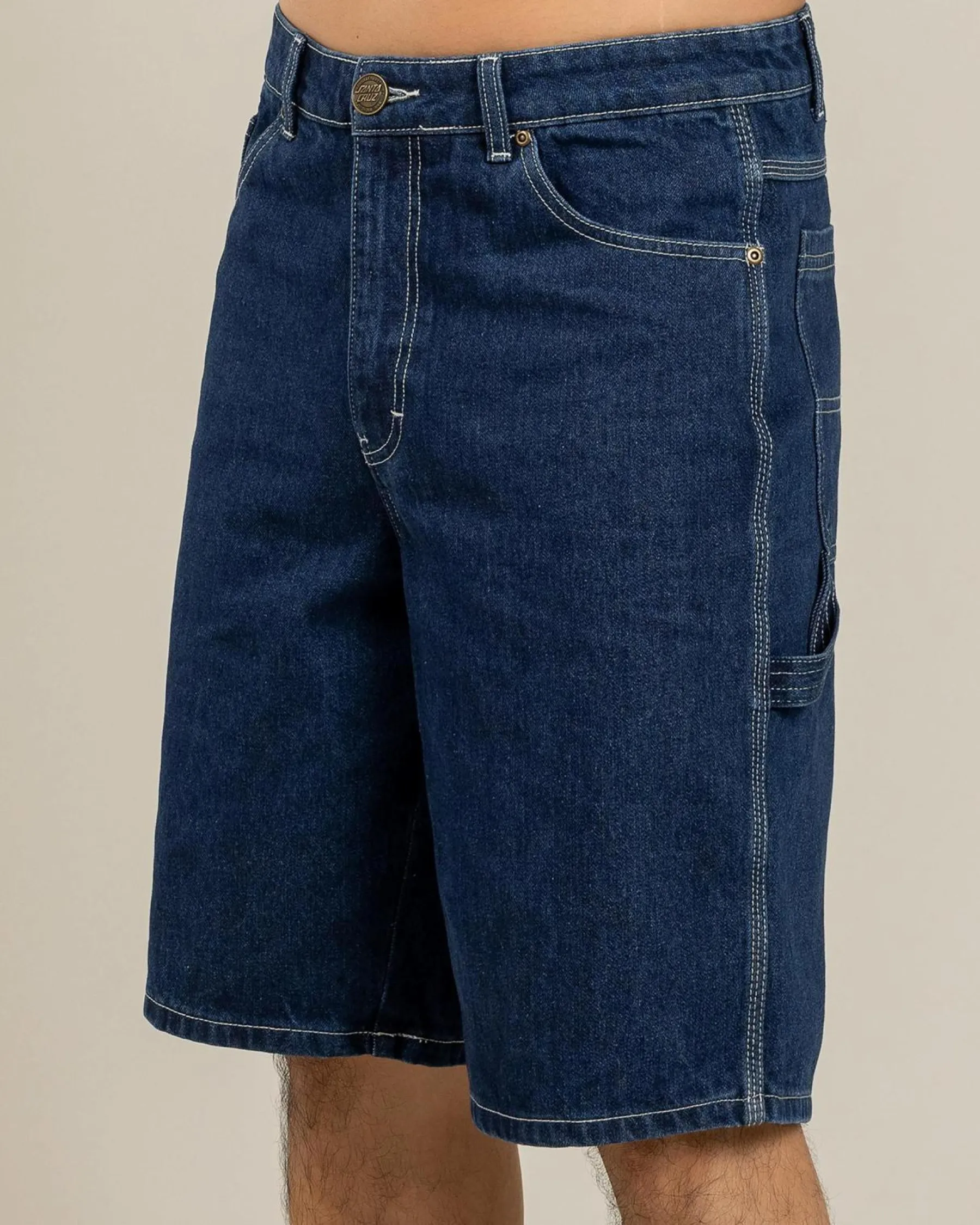 Online Classic Dot Denim Carpenter Shorts Denim|Shorts & Bottoms