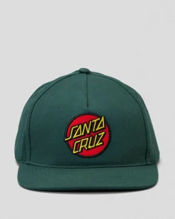 Headwear*Santa Cruz Classic Dot Patch Cap Dark Green