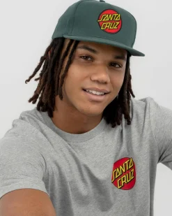 Headwear*Santa Cruz Classic Dot Patch Cap Dark Green