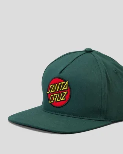 Headwear*Santa Cruz Classic Dot Patch Cap Dark Green
