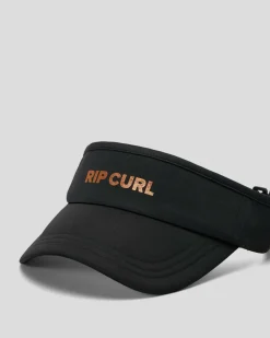 Headwear*Rip Curl Classic Foil Visor Black/rose Gold