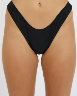 Bikinis*Rhythm Classic High Cut Bikini Bottom Black