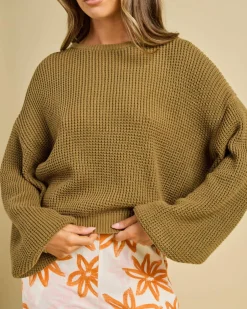 Knitwear|Jumpers & Hoodies*Rhythm Classic Knit Jumper Olive