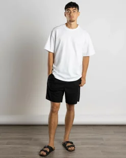 Shorts & Bottoms|Linen Blend*Rhythm Classic Linen Jam Shorts Vintage Black