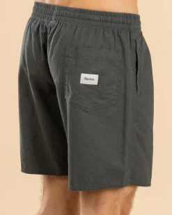 Shorts & Bottoms|Linen Blend*Rhythm Classic Linen Jam Shorts Silver Pine