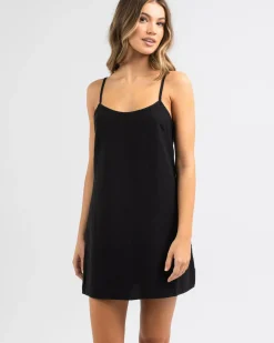 New Classic Slip Dress Women Linen Blend|Dresses