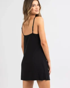 New Classic Slip Dress Women Linen Blend|Dresses