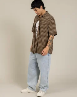 Best Classic Surf Check Short Sleeve Shirt Tops & T-Shirts