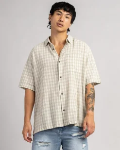 Tops & T-Shirts*Rip Curl Classic Surf Check Short Sleeve Shirt Bone