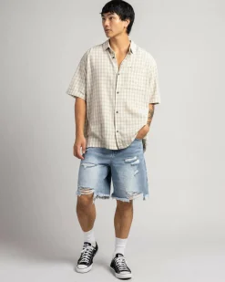 Tops & T-Shirts*Rip Curl Classic Surf Check Short Sleeve Shirt Bone