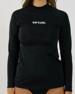 Rash Vests*Rip Curl Classic Surf Long Sleeve Rash Vest Black