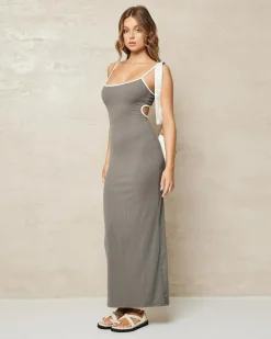 Dresses*Ava And Ever Claudette Maxi Dress Charcoal