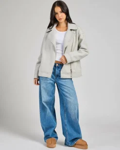 Jackets & Coats*Ava And Ever Cleo Boucle Jacket Light Grey
