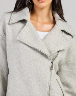 Jackets & Coats*Ava And Ever Cleo Boucle Jacket Light Grey