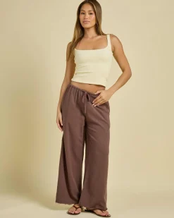 Best Cleo Dallis Pants Women Sets|Linen Blend